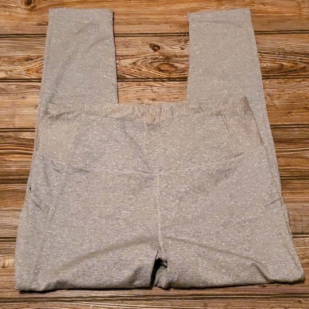 Danskin High Waisted Leggings Gray Size LARGE